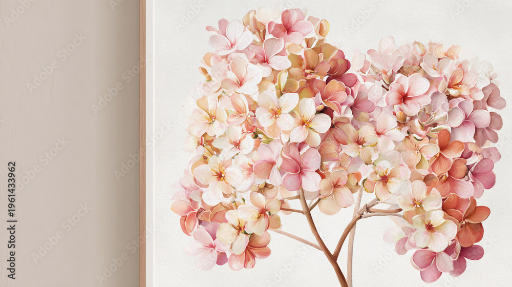 custom made wallpaper toronto digitalwatercolor botanical Lilly flowers texture template background.Elegant wedding invitation card background . Minimal hand painted Design for wedding or Valentine's Day