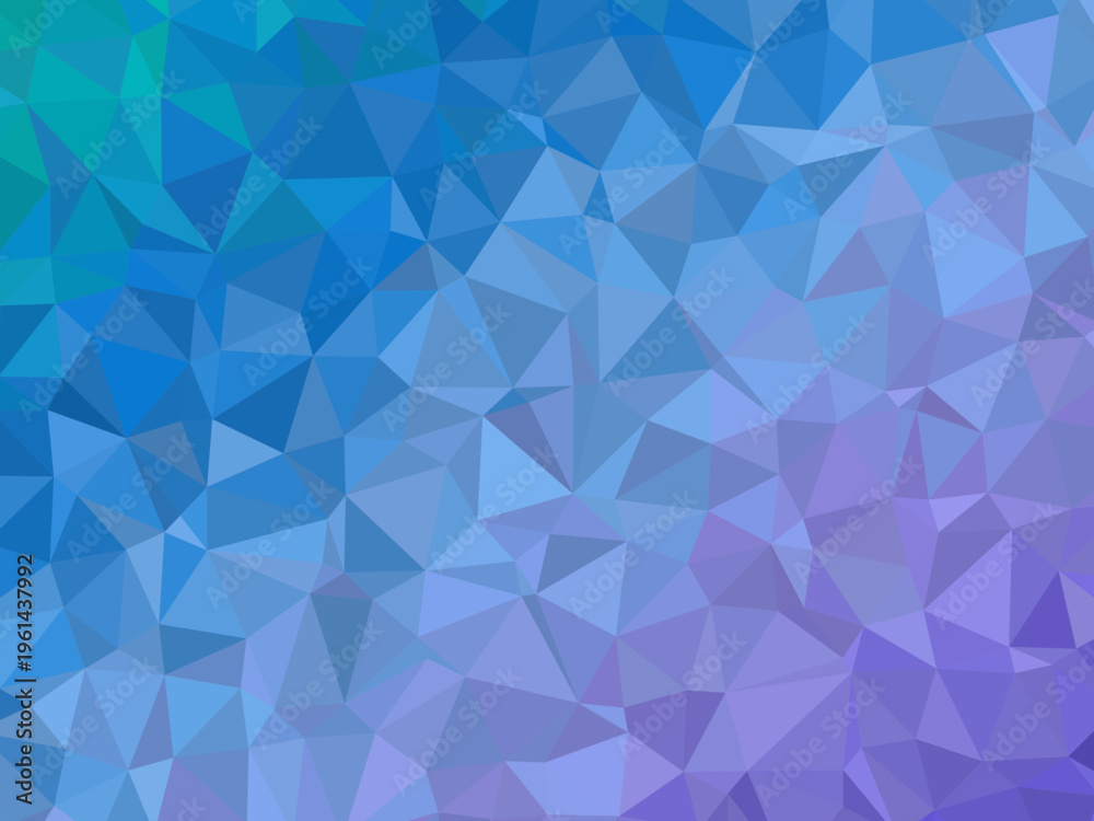 Obraz premium Low Poly Geometric Triangle Abstract Colorful Background