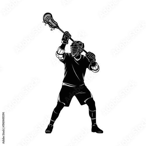 Athlete Overhead Barbell Lift Demonstrating Strength in Weightlifting Pose.