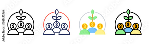 Community icon sheet multiple style collection