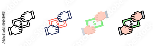 Contribute icon sheet multiple style collection