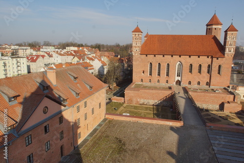 Zamek Biskupi w Lidzbarku Warmińskim. Polska - Mazury - Warmia.	