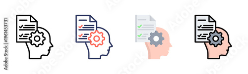 Capability icon sheet multiple style collection