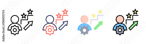 Expertise icon sheet multiple style collection