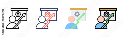 Self Development icon sheet multiple style collection