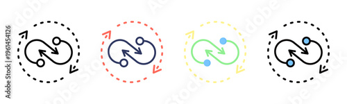 Synergy icon sheet multiple style collection