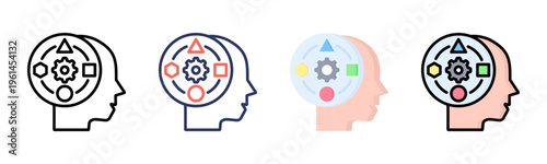 Adaptation icon sheet multiple style collection