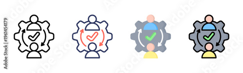 Delegation icon sheet multiple style collection