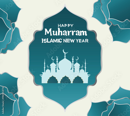 happy muharram Islamic new year, happy muharram, muslim, greeting, background, celebration