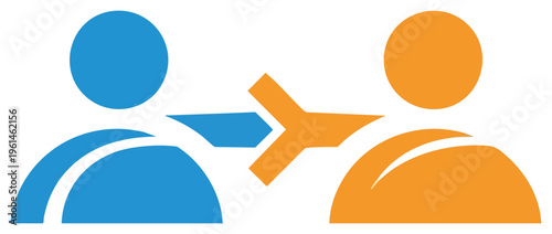 People Transferring Information and Knowledge Between Individuals.