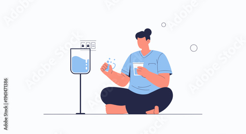 Person washing hands with soap and water, hygiene concept