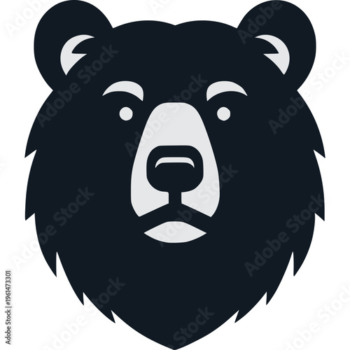 Grizzly Bear Icon Vector