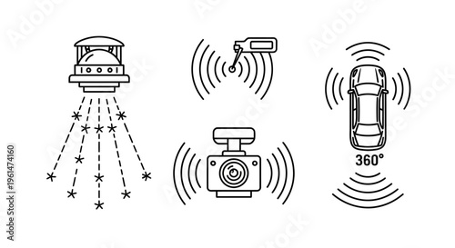 Advanced vehicle camera system technology.