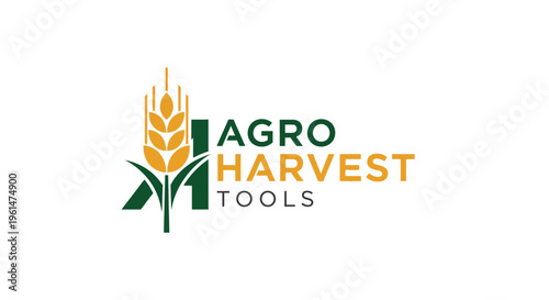 Wheat Icon for Harvest Tools Logo.