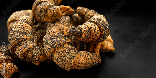 Poppy Seed Rugelach Cookie Dark