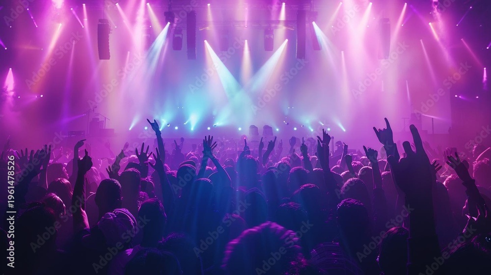 Fototapeta premium crowd at concert