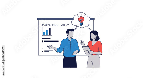 Business People Discussing Marketing Strategy.