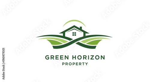 Green Horizon Property Logo Design.