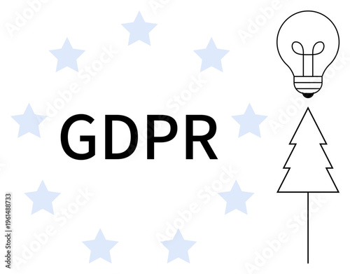 GDPR concept. GDPR s data privacy in the digital age. GDPR ensures secure information management and regulatory compliance. For cybersecurity, innovation, data protection, governance, and tech policy