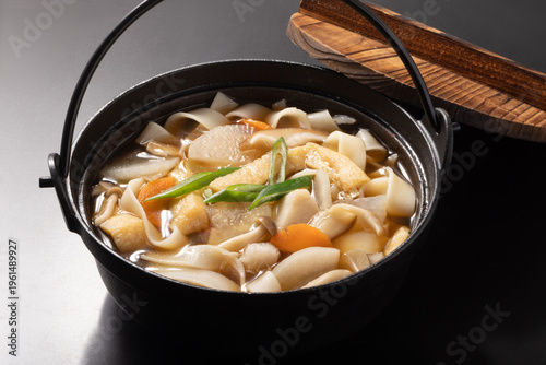 Fotografía ［群馬県］おっ切り込み　うどん