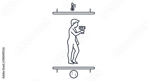 Comprehensive human body thermal scanning and health assessment procedure for individual wellness
