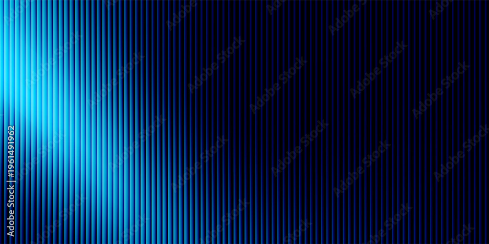 Obraz premium White-light blue-blue gradient with a glass effect on a black background modern. soft light diffusion