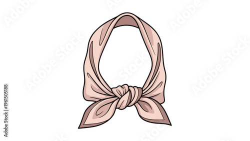 Professional makeup brush for applying foundation or powder surrounded by dynamic geometric shapes on a white background.