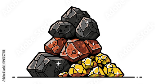 Pile of colorful precious gemstones stacked.