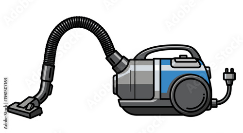Vacuum Cleaner with Hose and Cord.