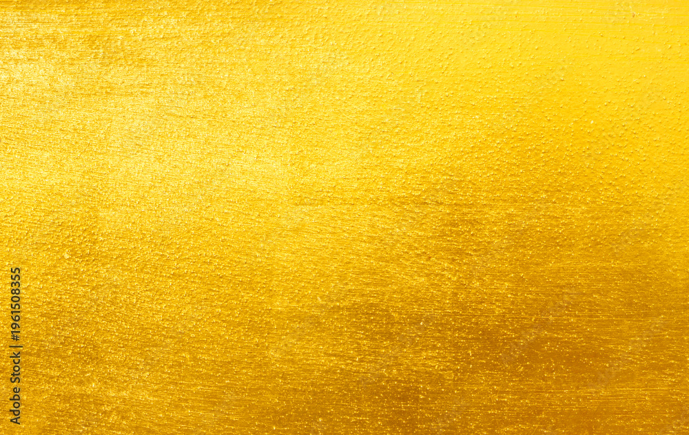 Obraz premium Shiny yellow leaf gold foil
