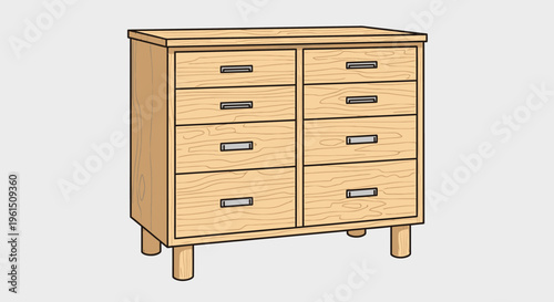 Wooden Chest of Drawers Furniture.