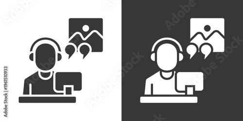 Editor Icon Set Vector Collection Isolated In Black And White