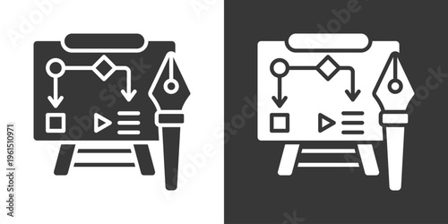 Proof Icon Set Vector Collection Isolated In Black And White