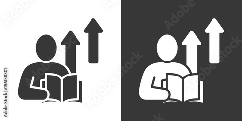 Publisher Icon Set Vector Collection Isolated In Black And White