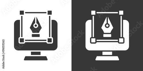 Typography Icon Set Vector Collection Isolated In Black And White