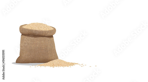 wheat grains in sacks
