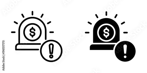 Emergency icon, element icon for design branding, print, and digital media