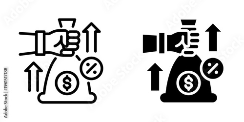 Compensation icon, element icon for design branding, print, and digital media