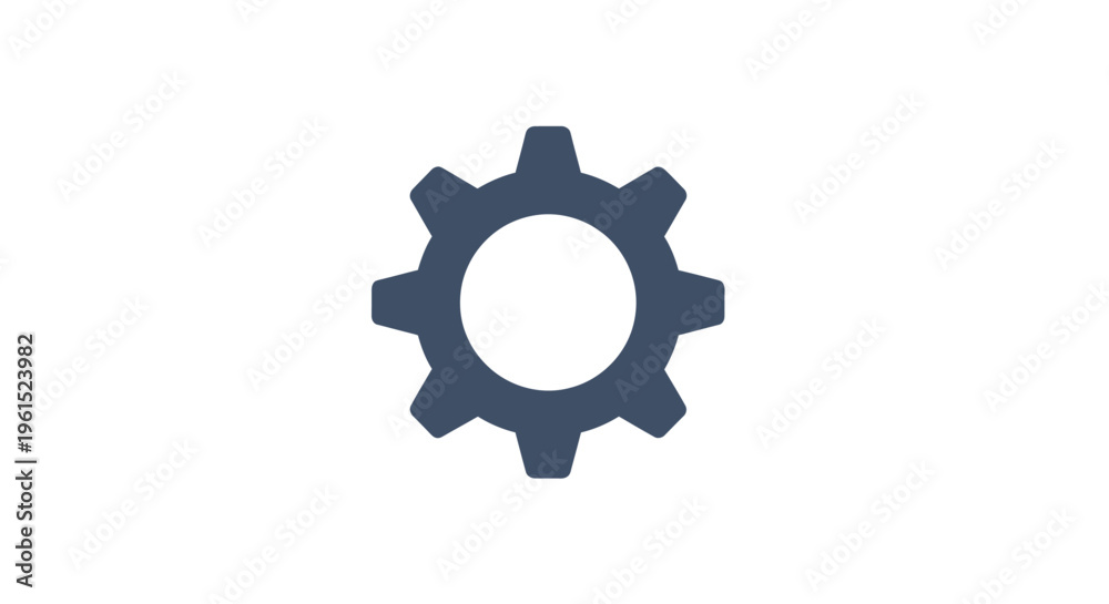 Fototapeta premium Dark gray gear mechanical component closeup.