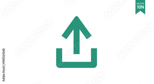 Green arrow pointing up symbol.