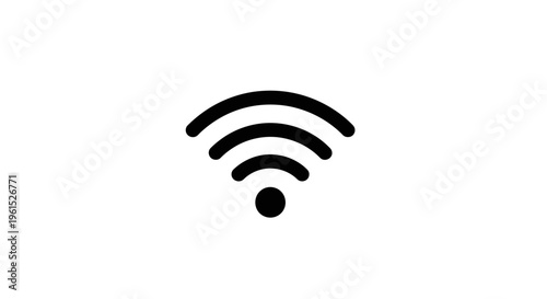 Wifi signal icon symbol wireless internet.