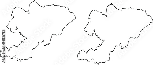 Detailed Vector Map of Kyrgyzstan – Isolated Country Outline 