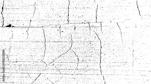 Cracked and damaged surface with visible lines and texture