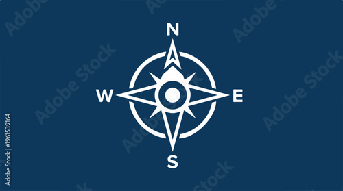 Compass Rose Navigation Tool for Directional Guidance.