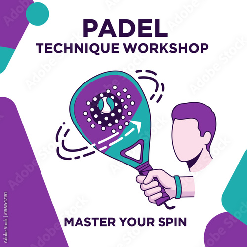 Learn Padel Techniques and Master Spin for Advanced Gameplay in a Workshop Setting