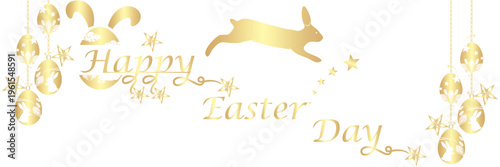 Text happy easter illustration background for easter day