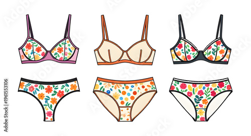 women underwear illustration, lingerie vector illustration isolated, underwear clipart isolated background, lingerie flat design illustration, underwear minimal style icon, lingerie modern vector desi