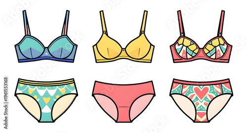 underwear, lingerie, panties, bra, womens underwear, women lingerie set, underwear illustration, lingerie illustration, bra and panties set, female underwear, fashion, clothing, apparel, intimate wear