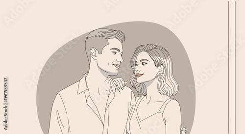 Young couple in love together 1.