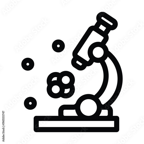 Quantum research icon representing scientific study and experimentation in quantum physics and computing. Suitable for laboratories, innovation, and academic work.
